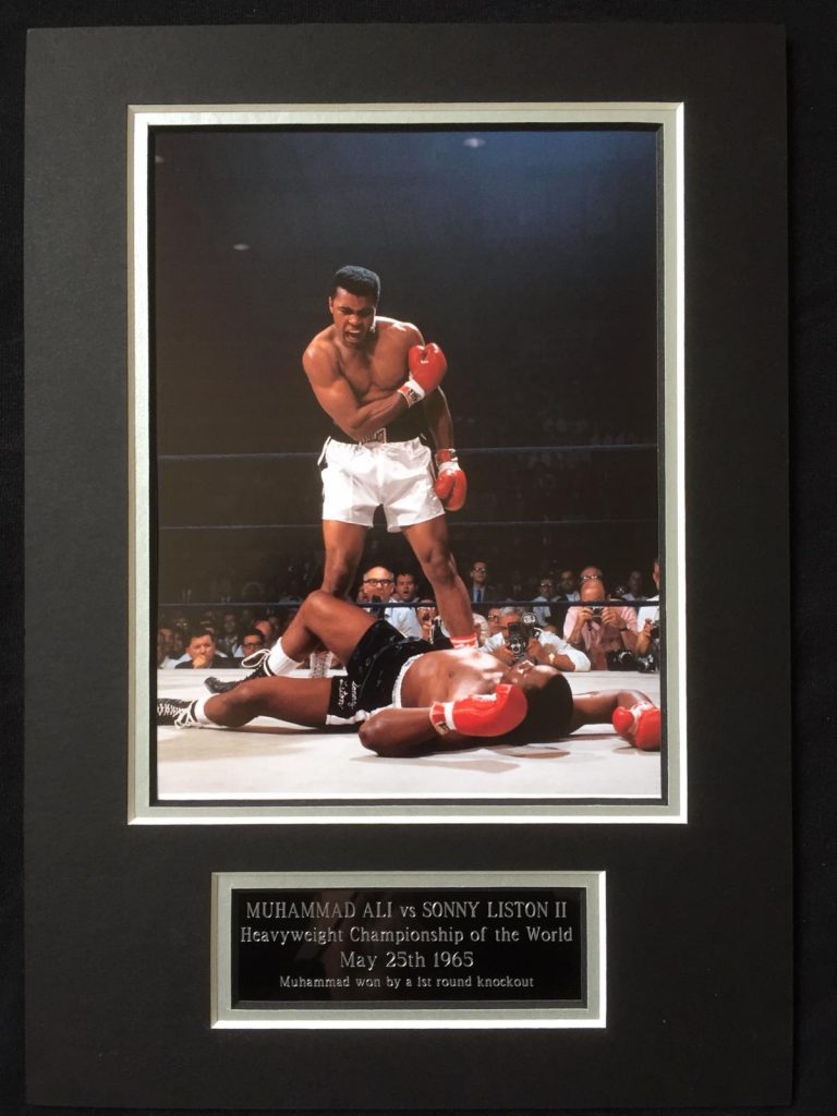 A4 Picture Of Muhammad Ali vs Sonny Liston II – Monaghan PrizeFighters